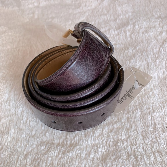 NWT Authentic Prada Glazing Leather Buckle Belt - Picture 1 of 9
